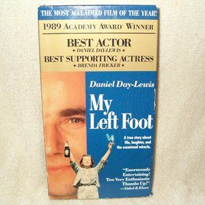 Vintage Movie, My Left Foot, Academy Award Winner, VCR Movie, Classic VHS Movie